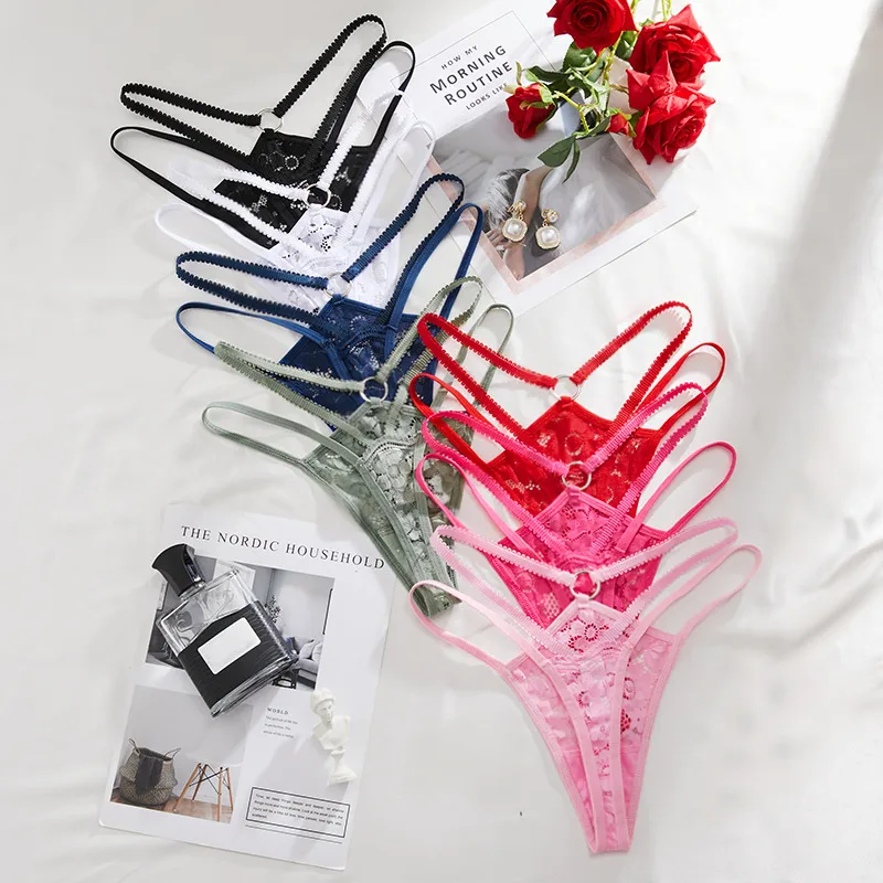 Sexy Lace Underwear Women's Sexy Hollow-out New Comfortable Breathable  Multi-color Low Waist Women's Underwear display picture 2