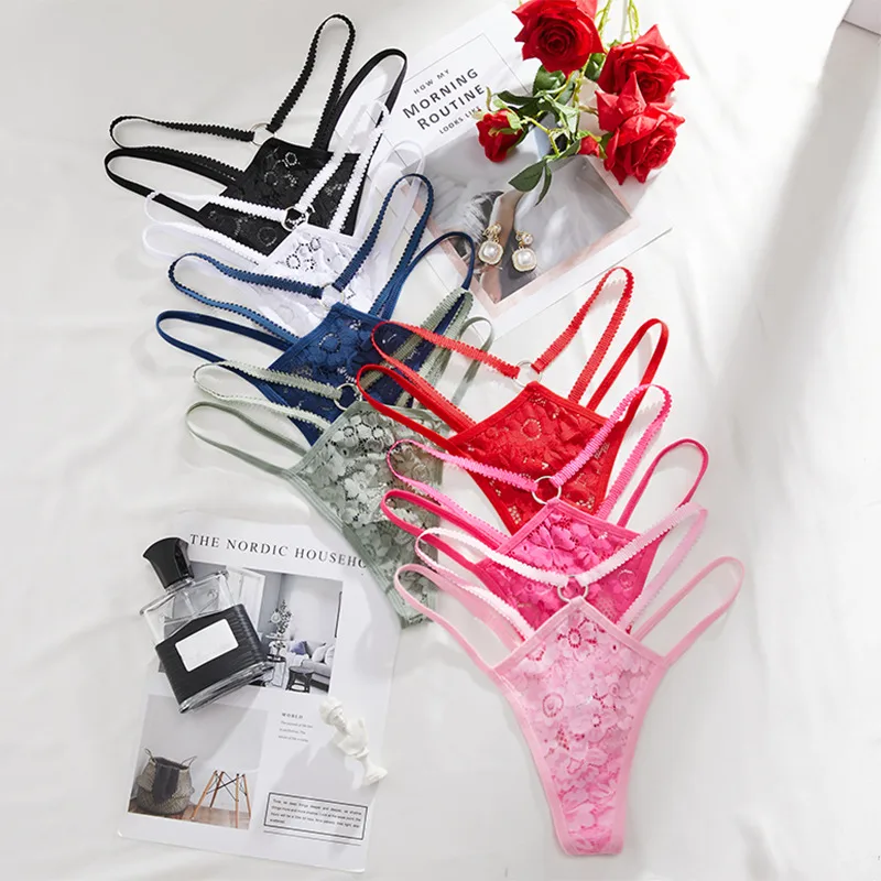 Sexy Lace Underwear Women's Sexy Hollow-out New Comfortable Breathable  Multi-color Low Waist Women's Underwear display picture 3