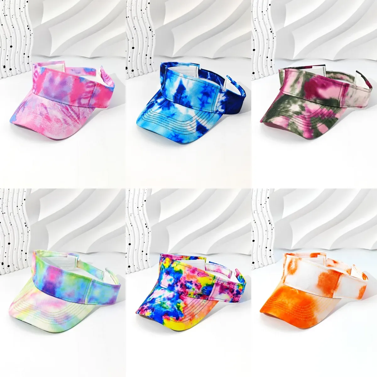 Unisex Casual Geometric Curved Eaves Sun Hat display picture 1