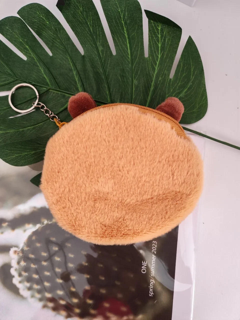 New Baby Three-Year-Old Cute Cartoon Plush Coin Purse Children's Toy Bag display picture 2