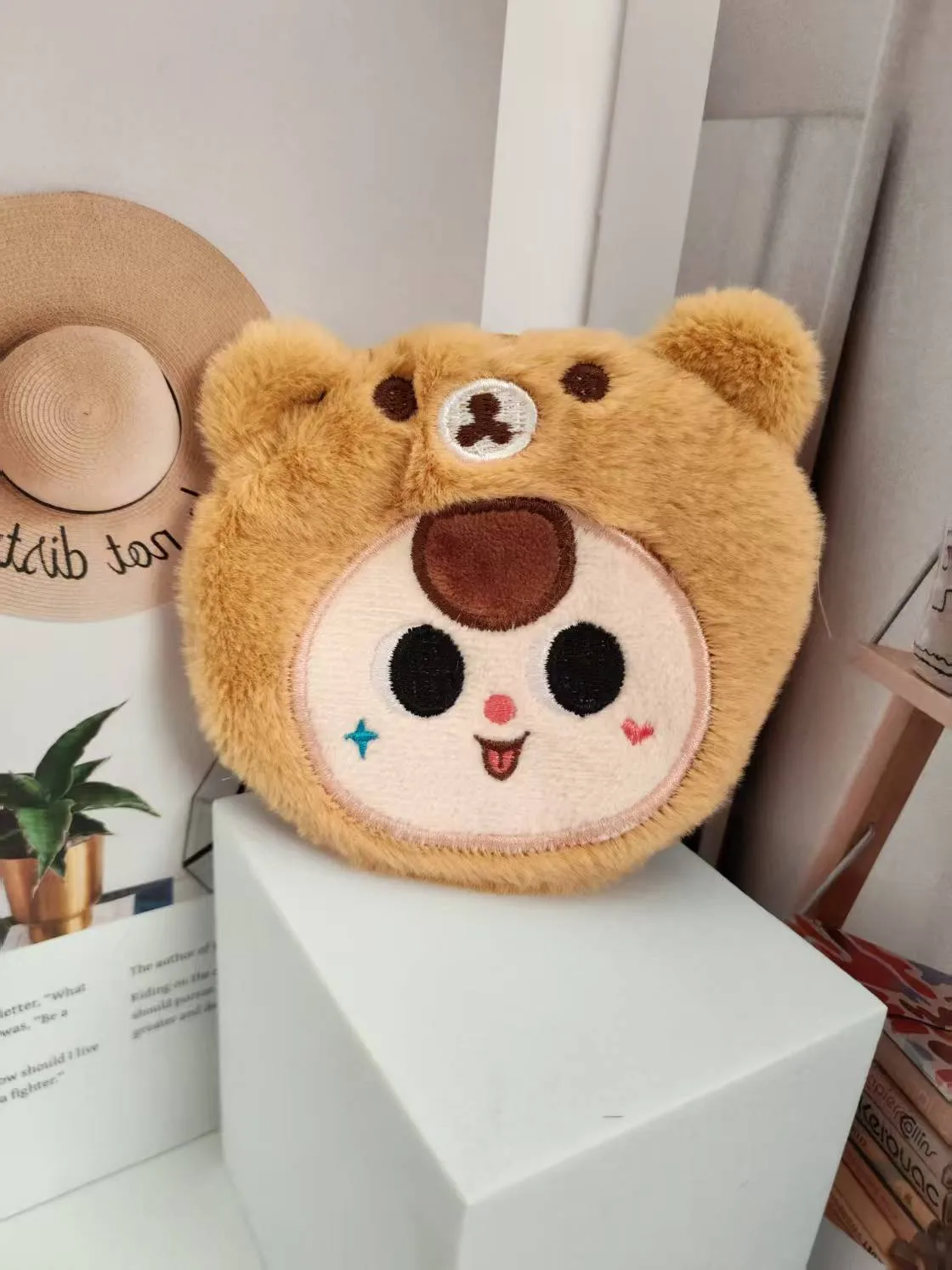 New Baby Three-Year-Old Cute Cartoon Plush Coin Purse Children's Toy Bag display picture 11