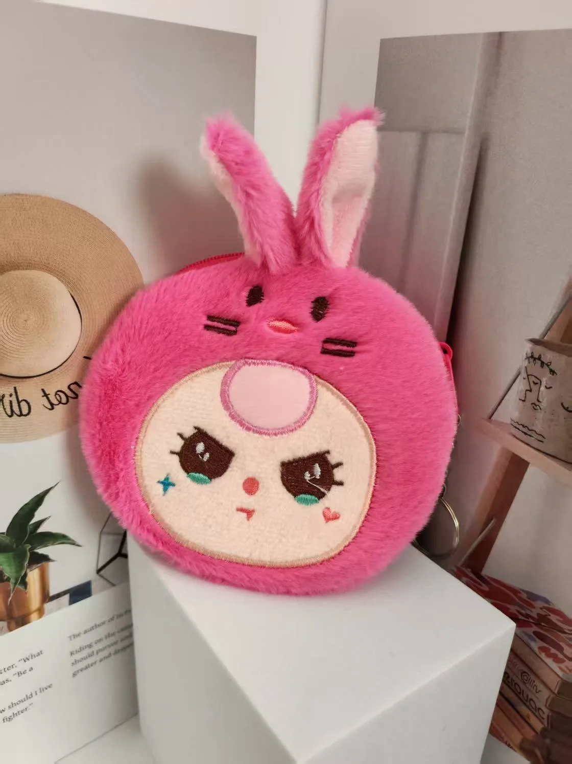 New Baby Three-Year-Old Cute Cartoon Plush Coin Purse Children's Toy Bag display picture 13