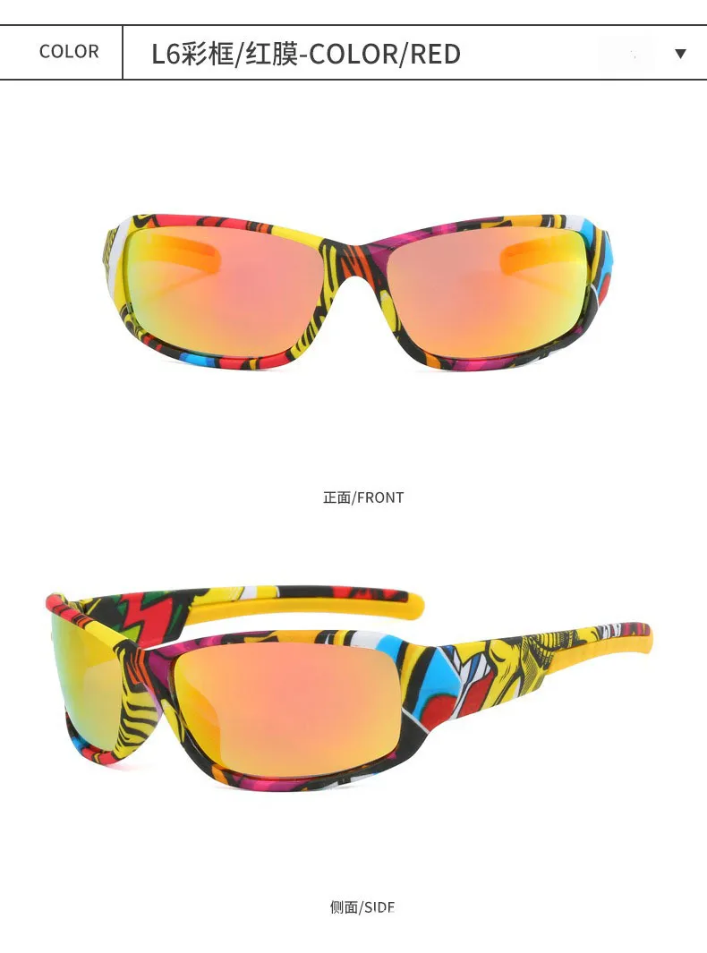 Hot Explosive Polarized Glasses Outdoor Camouflage Fishing Sports Sunscreen Sunglasses Foreign Trade Hot Glasses For Men display picture 7
