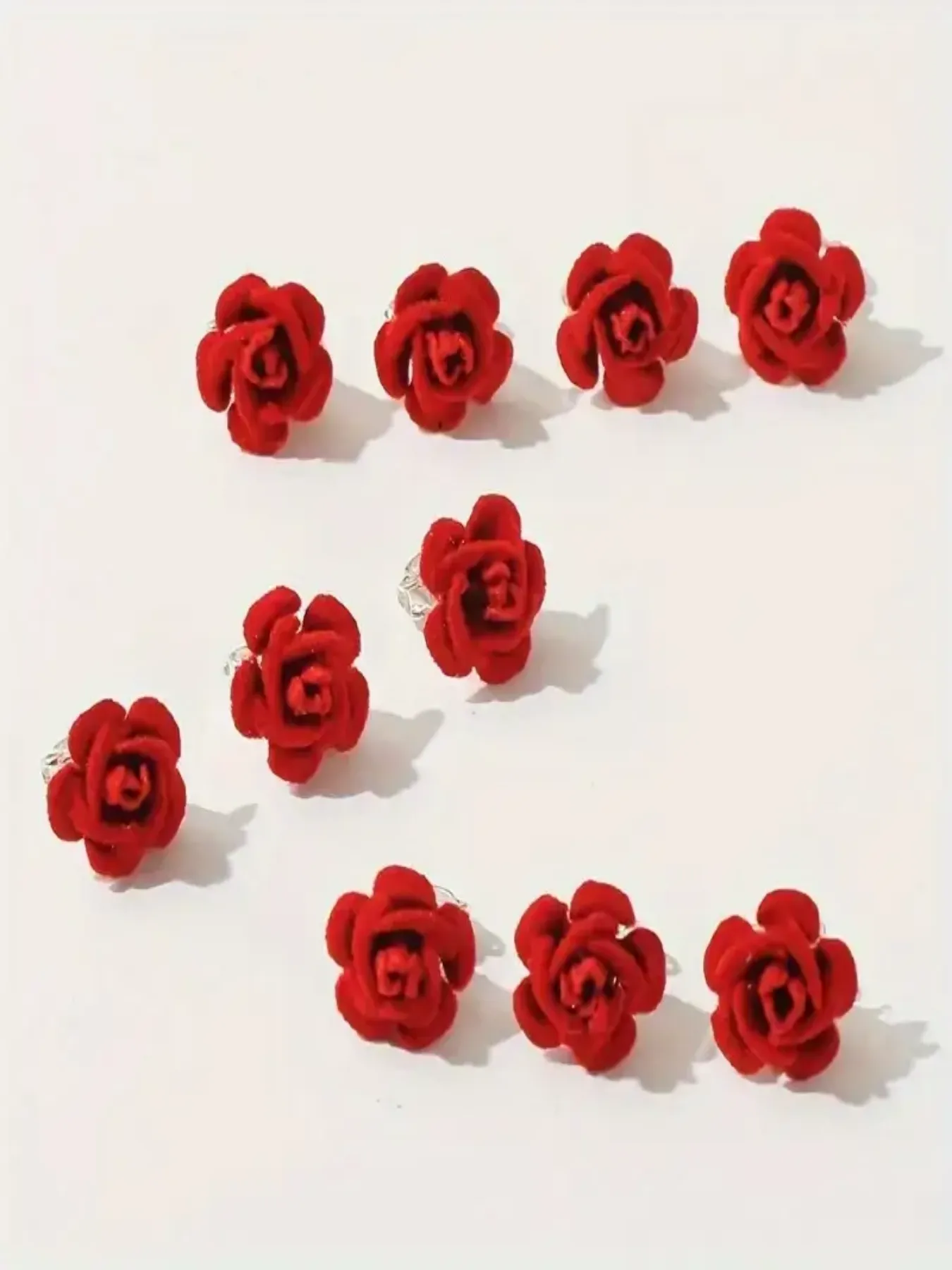 Women's Cute Simple Style Holiday Wedding Party Curls Straight Hair Dreadlocks Hair Rings display picture 5