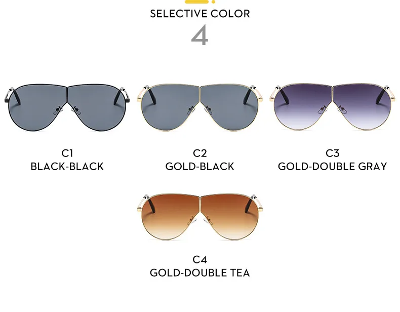 Summer New Outdoor Large Frame Frog Eyes Sunglasses Trendy Personalized Unisex Driving Sun Glasses Geometric Pattern Full Frame display picture 8