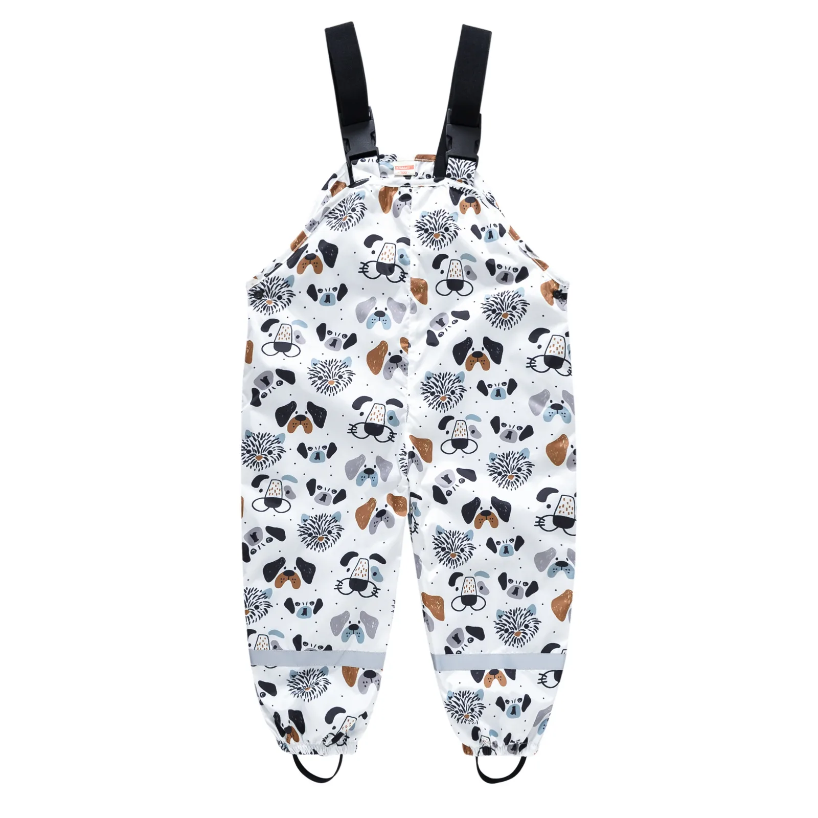 Children's Shoulder Strap Rain Pants Boys And Girls Baby Water Pants Children Rain Gear Kindergarten Children One-Piece Outdoor Technical Trousers display picture 15