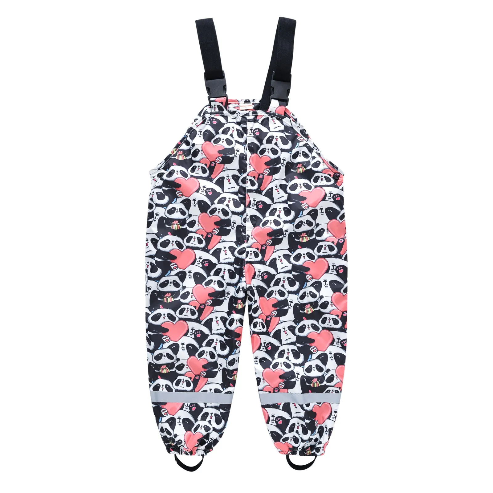 Children's Shoulder Strap Rain Pants Boys And Girls Baby Water Pants Children Rain Gear Kindergarten Children One-Piece Outdoor Technical Trousers display picture 25