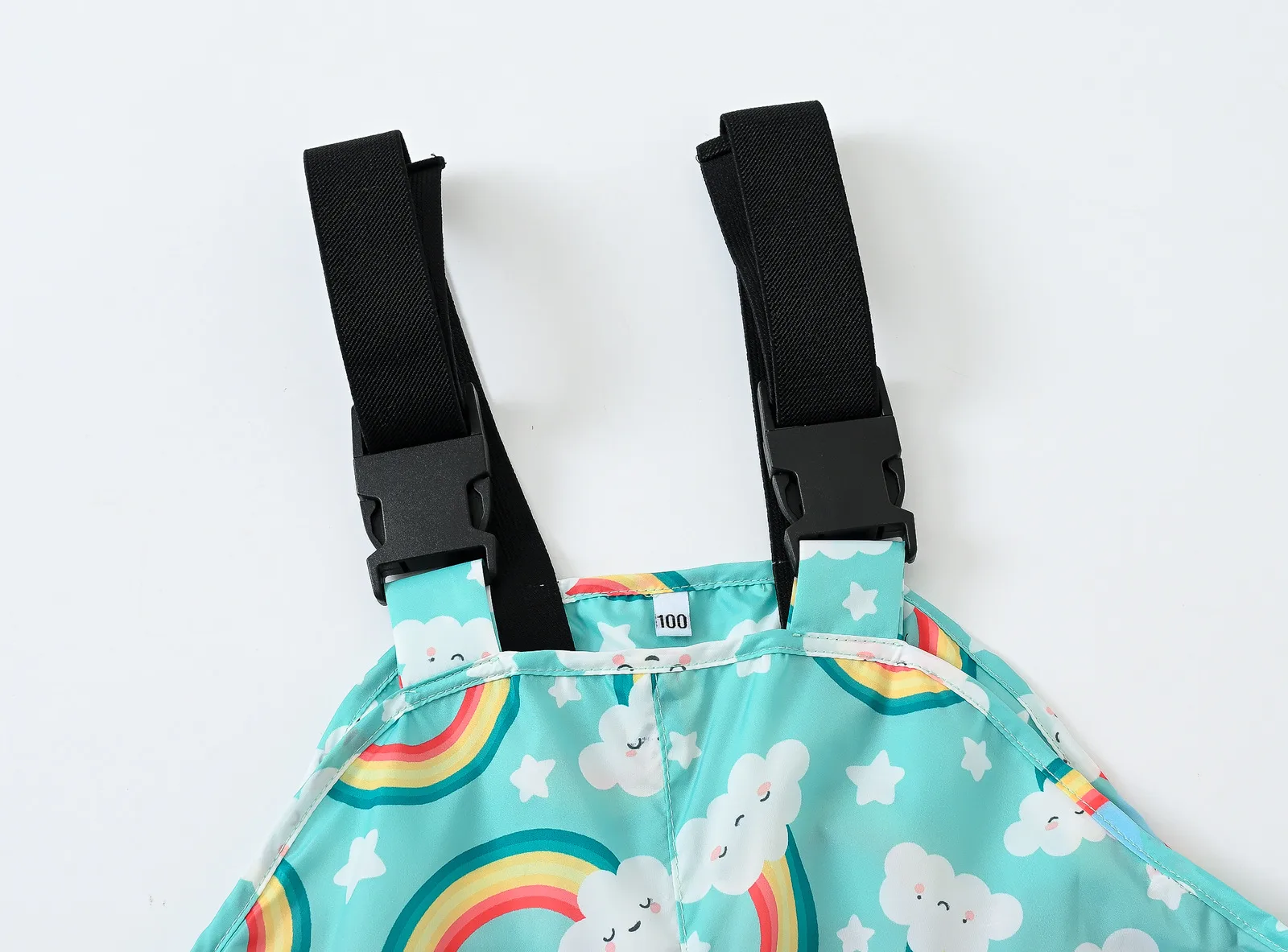 Children's Shoulder Strap Rain Pants Boys And Girls Baby Water Pants Children Rain Gear Kindergarten Children One-Piece Outdoor Technical Trousers display picture 49