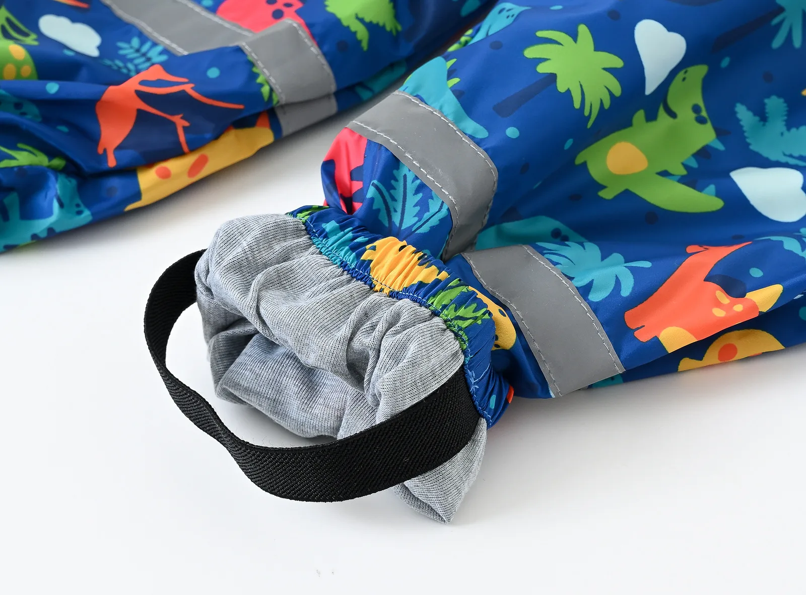 Children's Shoulder Strap Rain Pants Boys And Girls Baby Water Pants Children Rain Gear Kindergarten Children One-Piece Outdoor Technical Trousers display picture 65
