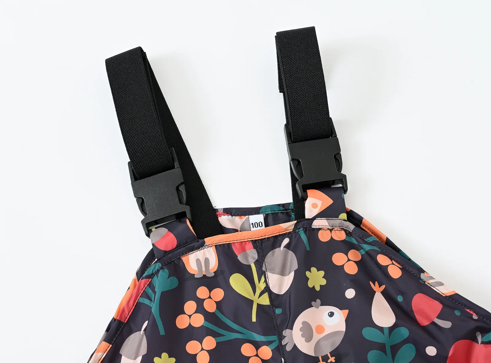 Children's Shoulder Strap Rain Pants Boys And Girls Baby Water Pants Children Rain Gear Kindergarten Children One-Piece Outdoor Technical Trousers display picture 68