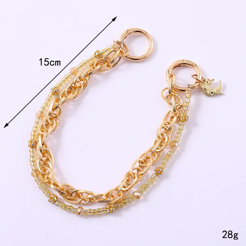 1 Piece Elegant Basic Lady Moon Metal Bag Pendant Keychain display picture 2