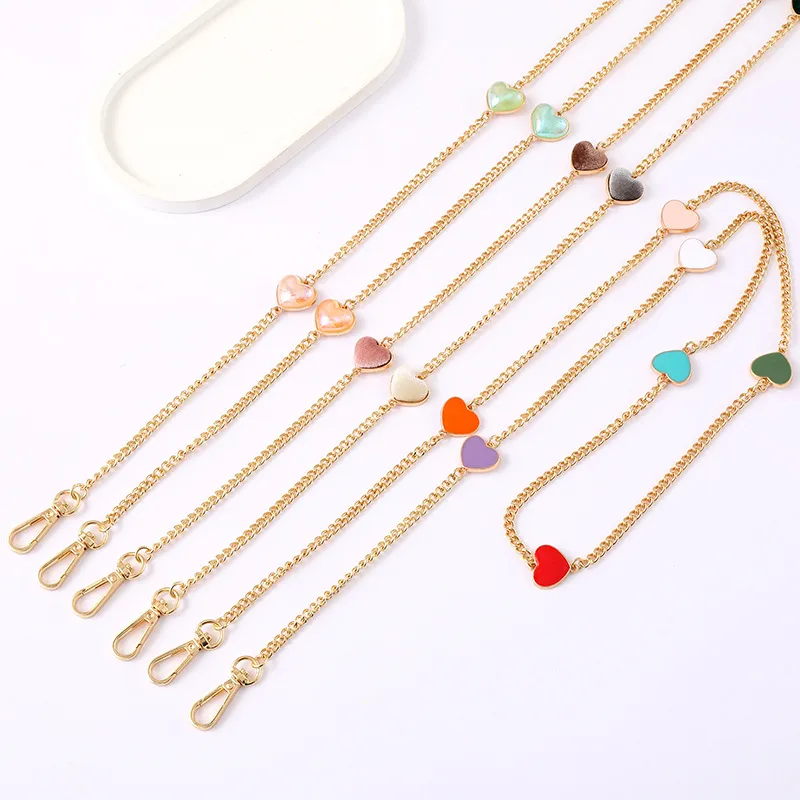 1 Piece Elegant Lady Simple Style Heart Shape Alloy Bag Pendant Mobile Phone Chain display picture 1