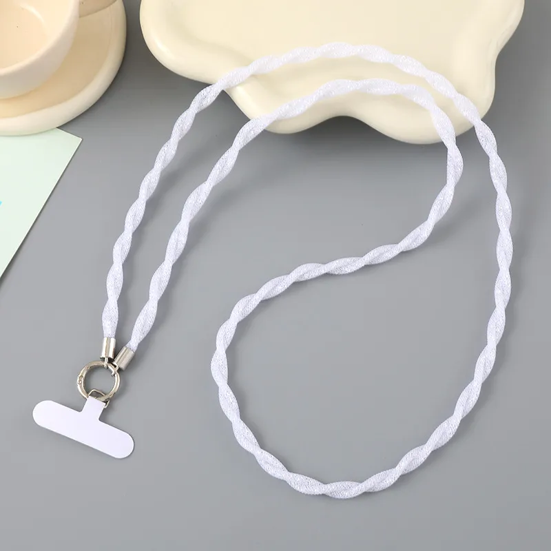 1 Piece Cute Sweet Geometric Net Rope Mobile Phone Chain display picture 5