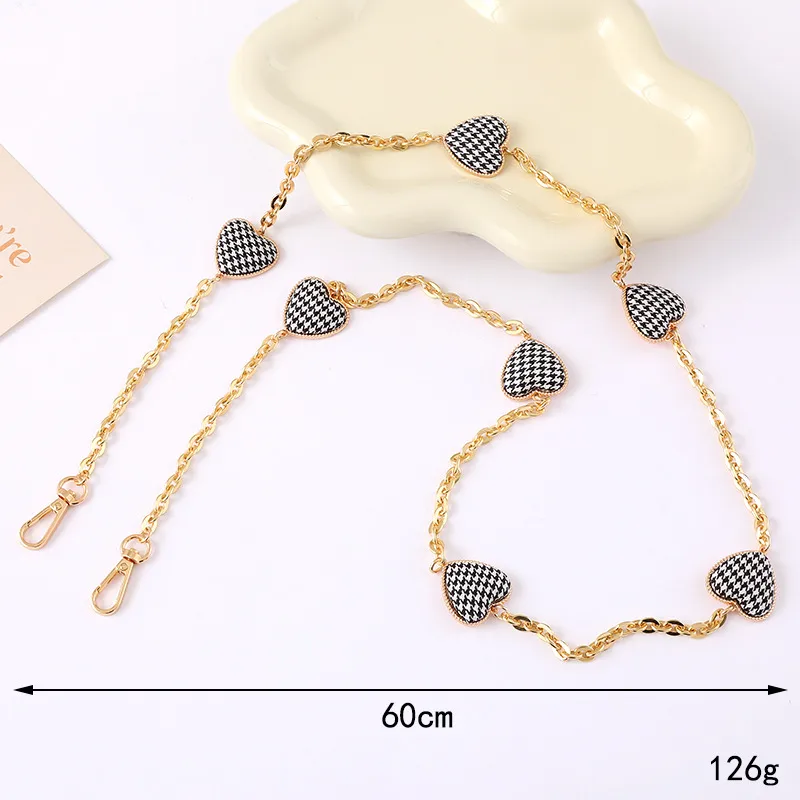 1 Piece Elegant Lady Simple Style Plaid Alloy Bag Pendant Mobile Phone Chain display picture 5