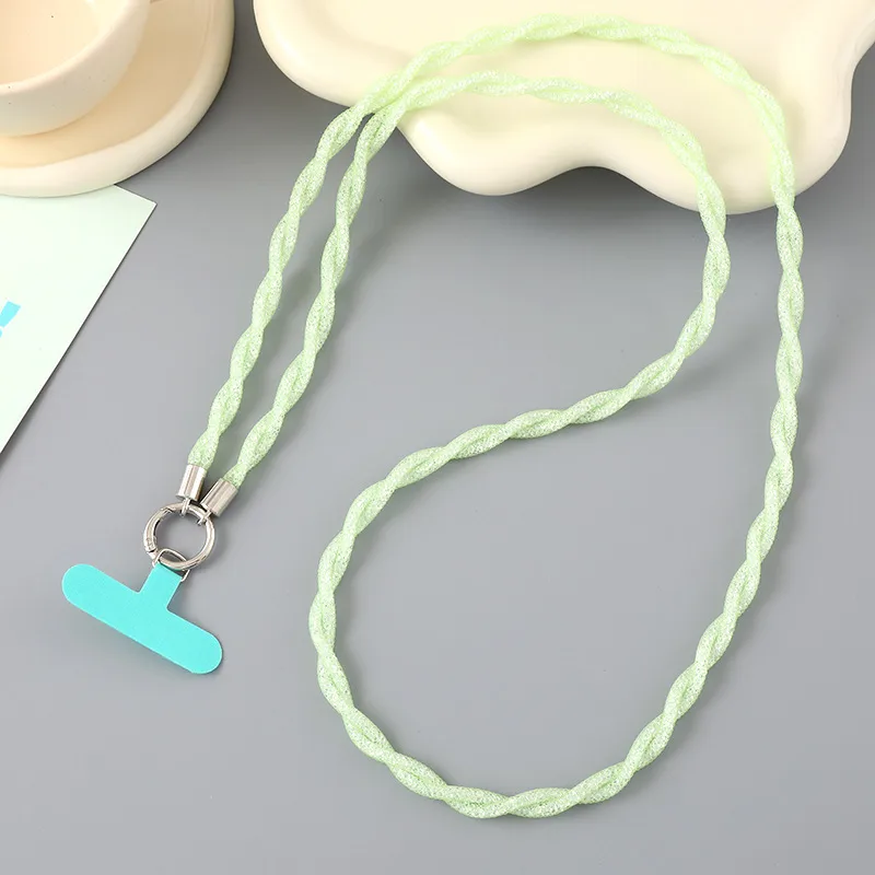 1 Piece Cute Sweet Geometric Net Rope Mobile Phone Chain display picture 9
