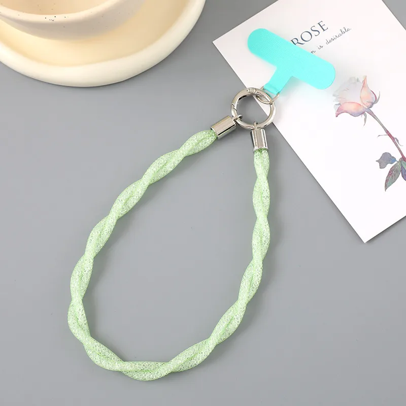 1 Piece Cute Sweet Geometric Net Rope Mobile Phone Chain display picture 13