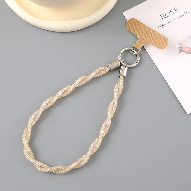 1 Piece Cute Sweet Geometric Net Rope Mobile Phone Chain display picture 17