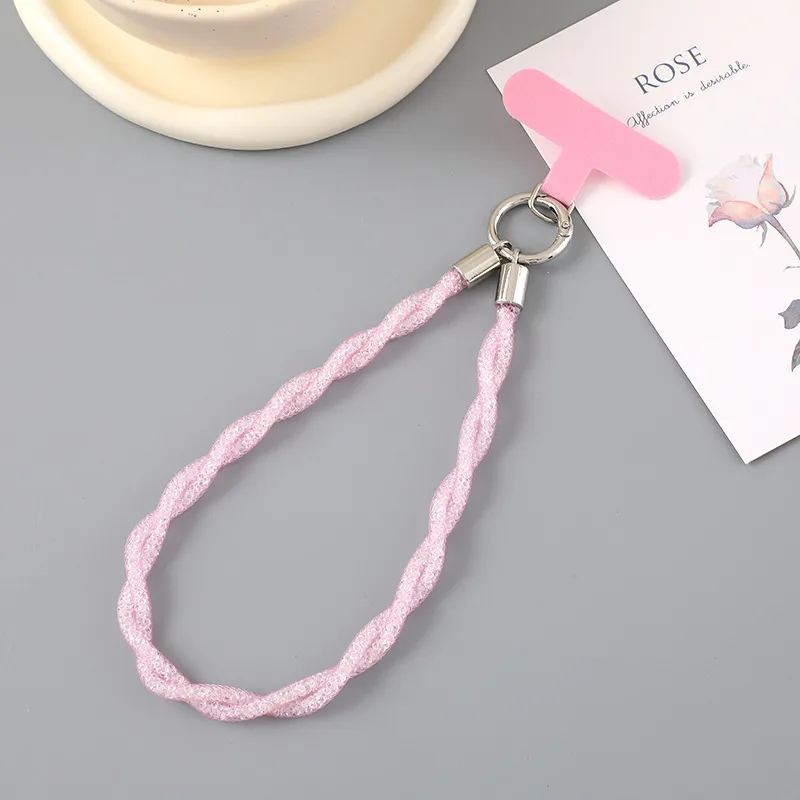 1 Piece Cute Sweet Geometric Net Rope Mobile Phone Chain display picture 18
