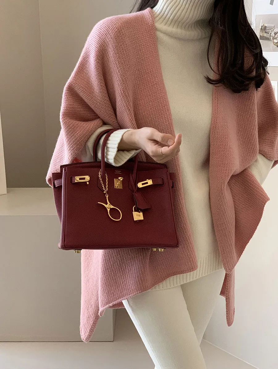 Ladies' Lazy Style Knitted Shawl Coat Casual Soft Personality Fleece Sweater Open Cardigan Cowl Neck Long Sleeve Polyester display picture 9