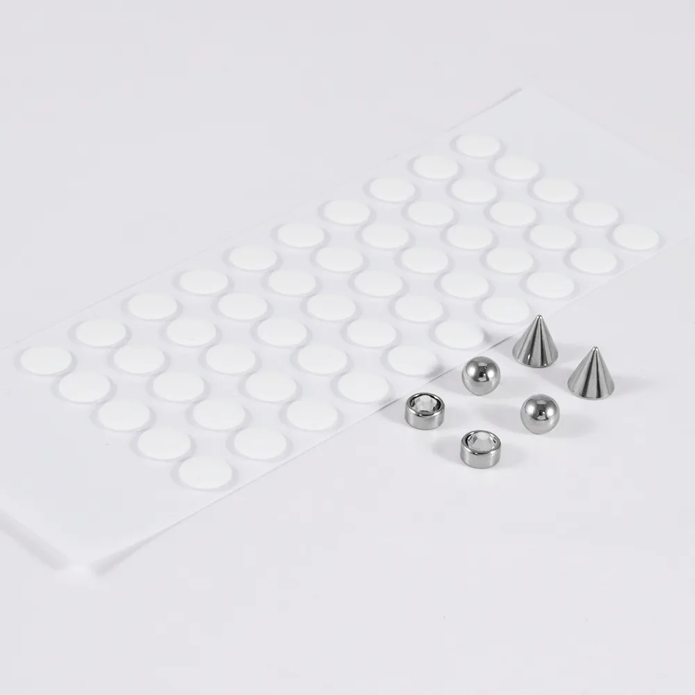 Hawaiian Sexy Rock Ball Sharp Cone 304 Stainless Steel Tattoos & Body Art 1 Set display picture 3