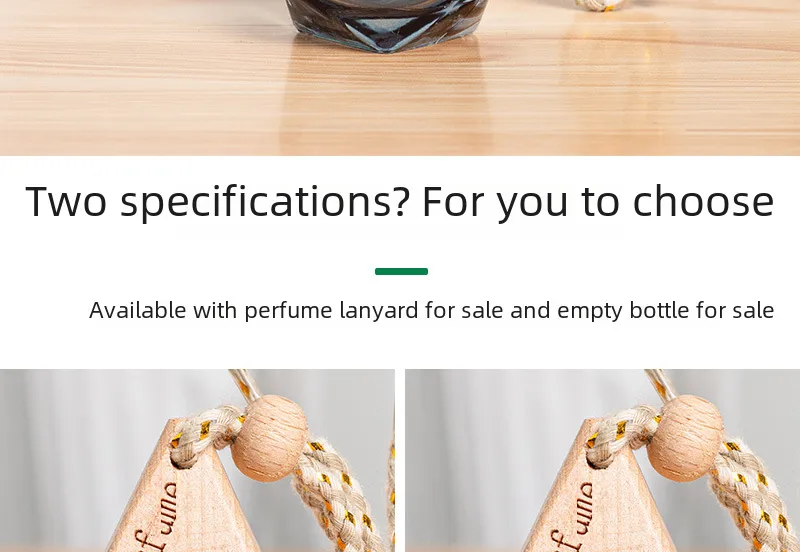 Triangle Cover Diamond Color Fire Extinguisher Bottles Car Aromatherapy Bottles Automobile Hanging Ornament Rearview Mirror Pendant Car Decoration Pendant display picture 8
