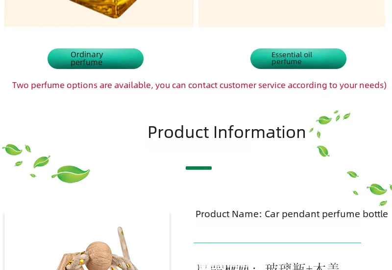 Triangle Cover Diamond Color Fire Extinguisher Bottles Car Aromatherapy Bottles Automobile Hanging Ornament Rearview Mirror Pendant Car Decoration Pendant display picture 11