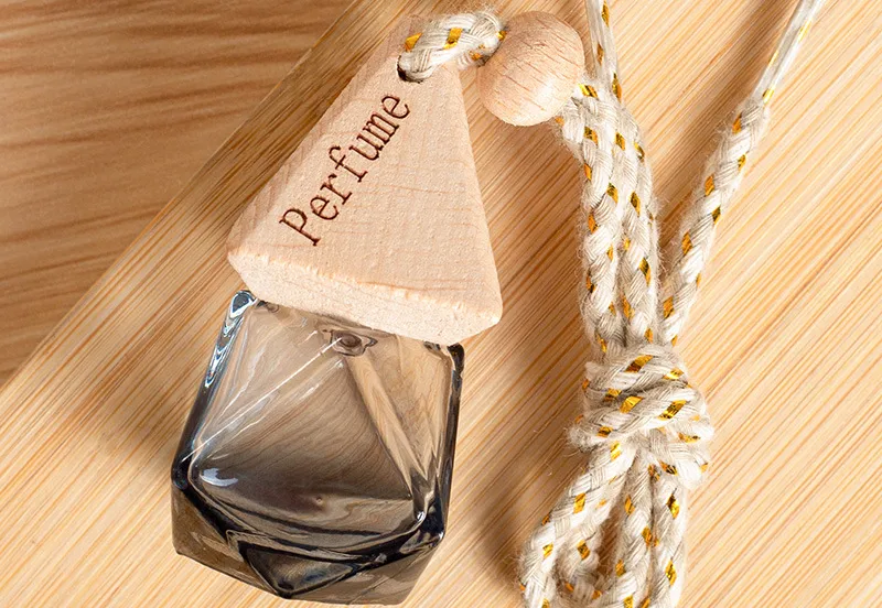 Triangle Cover Diamond Color Fire Extinguisher Bottles Car Aromatherapy Bottles Automobile Hanging Ornament Rearview Mirror Pendant Car Decoration Pendant display picture 20
