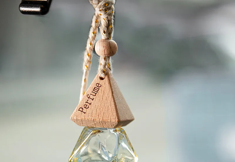 Triangle Cover Diamond Color Fire Extinguisher Bottles Car Aromatherapy Bottles Automobile Hanging Ornament Rearview Mirror Pendant Car Decoration Pendant display picture 23