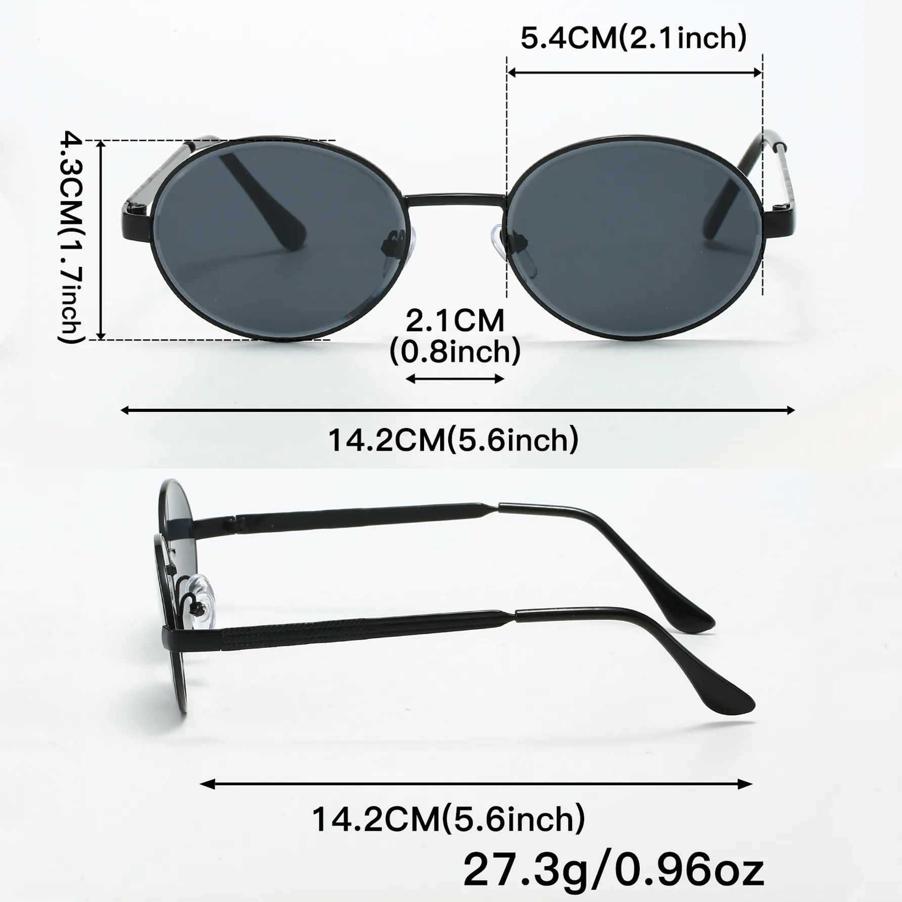 Fashionable Y2K Round Metal Frame Sunglasses Street Style Geometric PC Lenses Unisex Casual Outdoor Wear UV400 Protection display picture 1