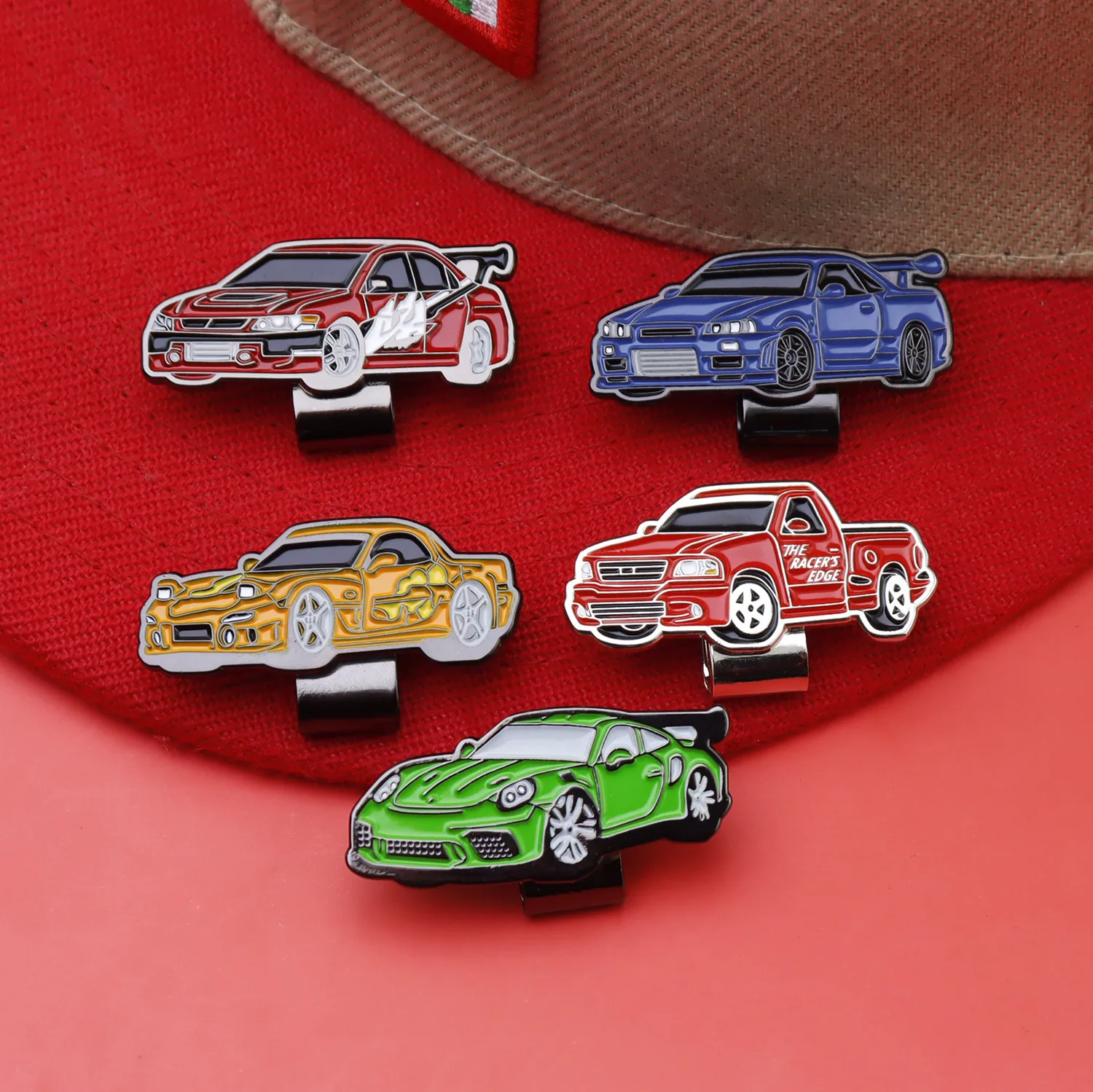 New Creative Classic Car Styling Badge Hat Clip Sub Mexico Metal New Era Decorations Hat Clip Now display picture 15
