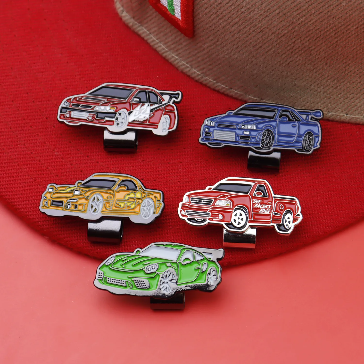 New Creative Classic Car Styling Badge Hat Clip Sub Mexico Metal New Era Decorations Hat Clip Now display picture 2