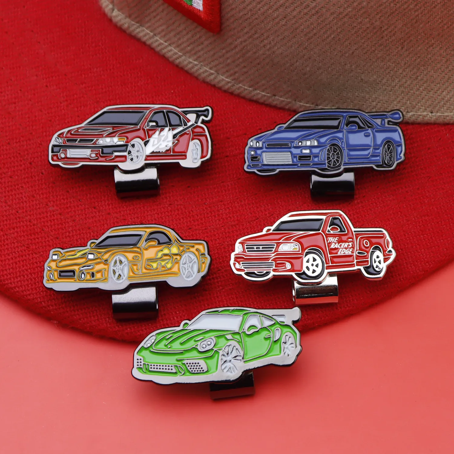 New Creative Classic Car Styling Badge Hat Clip Sub Mexico Metal New Era Decorations Hat Clip Now display picture 5
