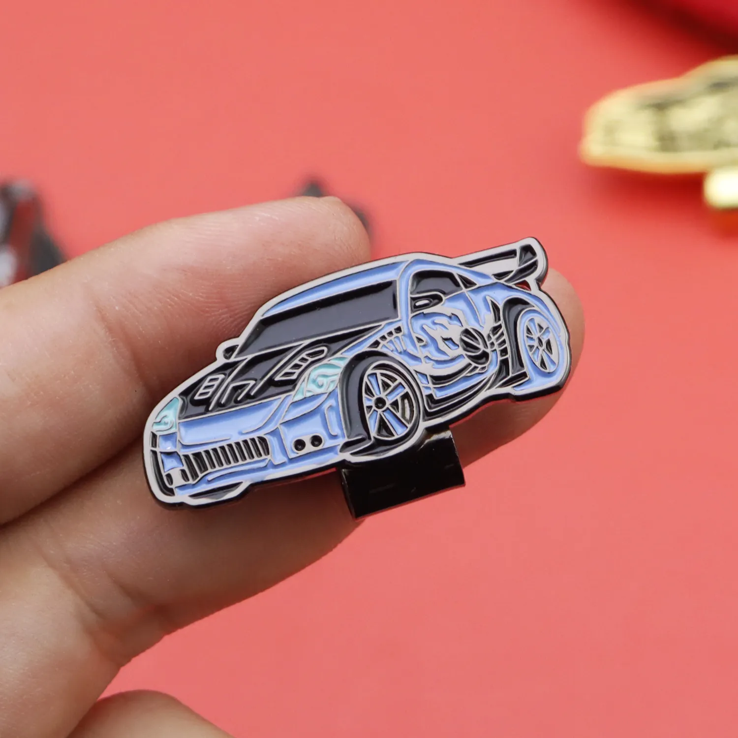 New Creative Classic Car Styling Badge Hat Clip Sub Mexico Metal New Era Decorations Hat Clip Now display picture 13