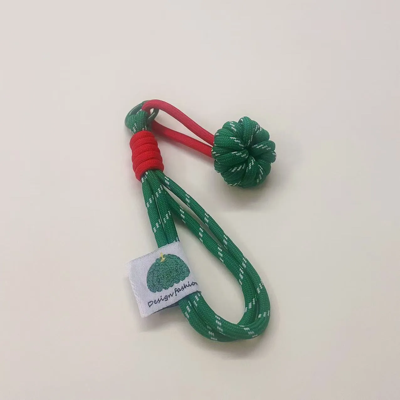 New Colorful Flower Mobile Phone Belt Plush Key Chain Nylon Woven Furry Doll Lanyard Blind Box Accessories Metal Buckle Ornament display picture 6