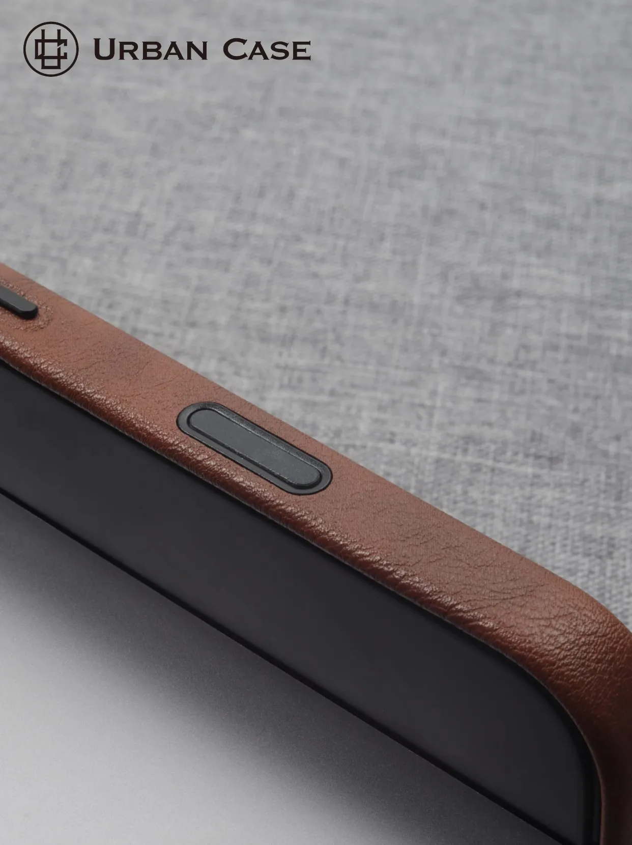 Retro Leather Magnetic Adsorption MagSafe IPhone 16 Pro Case Shockproof Durable Nordic Style Phone Cover display picture 7