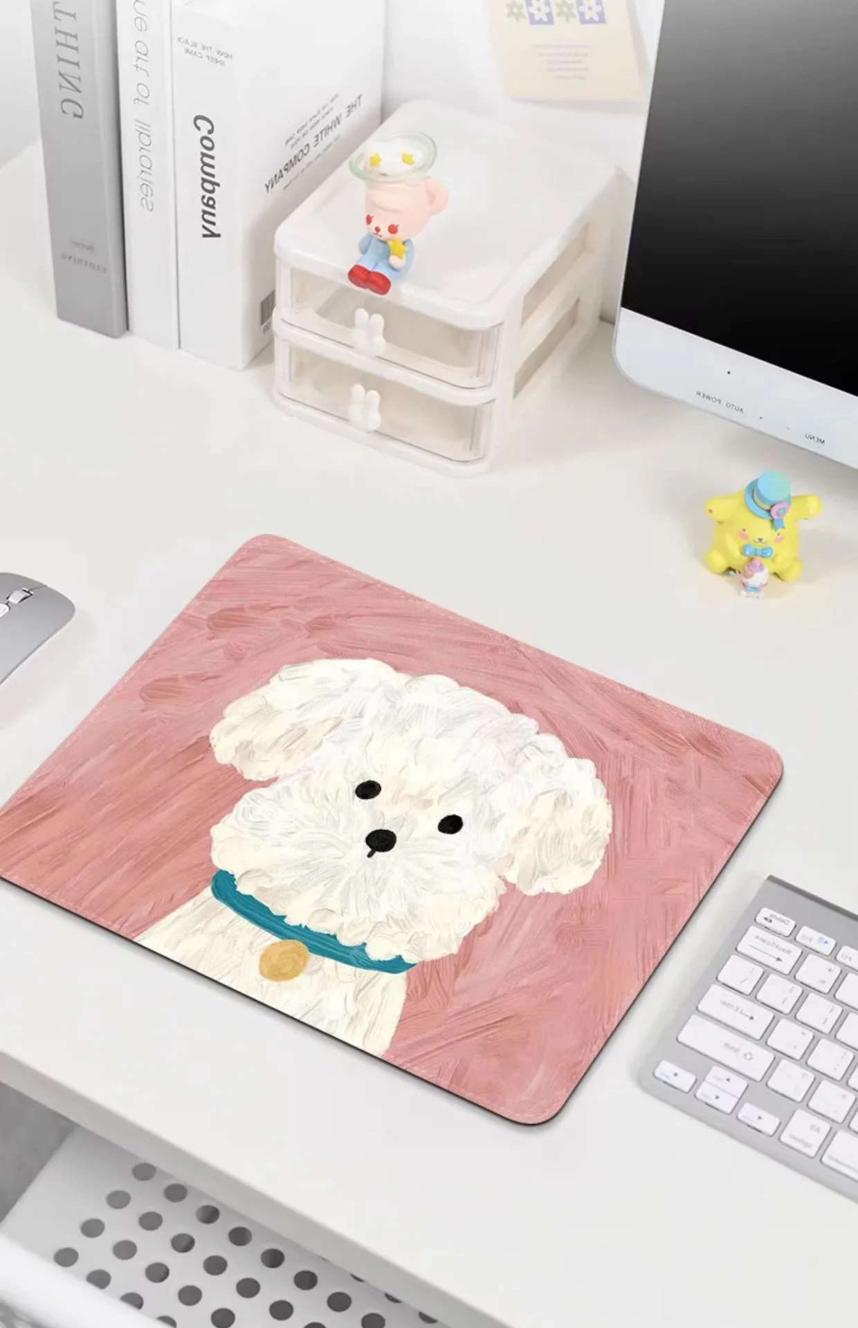 Small Soft Mouse Pad Cute Cartoon Pattern Thicken Office Entertainment Female Computer Desk Pad Wrist Supporting Pad display picture 6