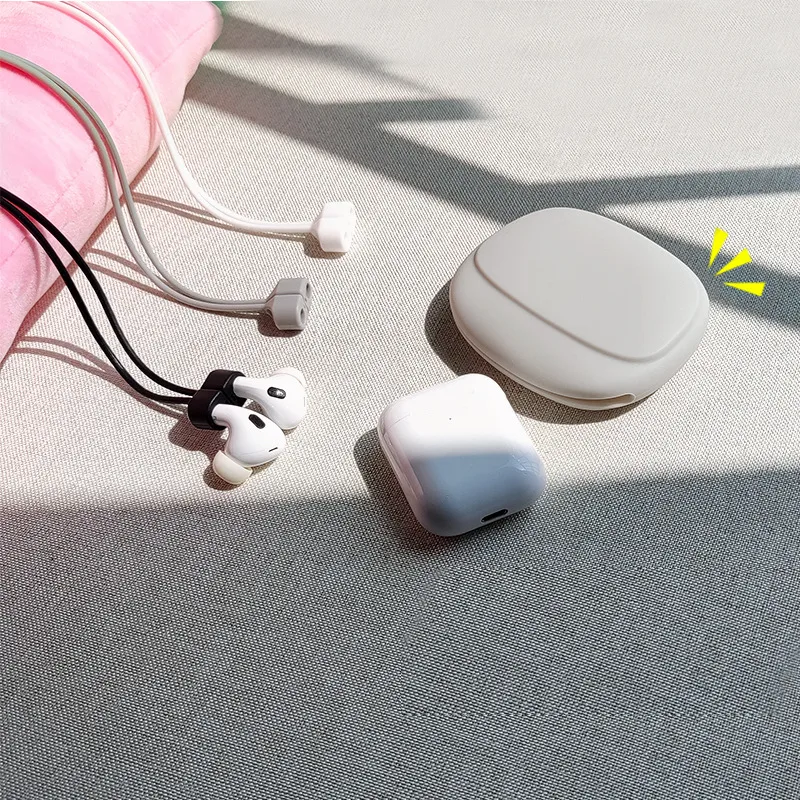 Airpods3 Pro2 Bluetooth Headset Silicone Magnetic Anti-Lost Lanyard Universal Type Shooting Technique display picture 10