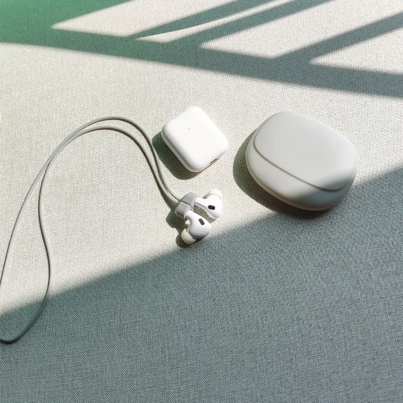 Airpods3 Pro2 Bluetooth Headset Silicone Magnetic Anti-Lost Lanyard Universal Type Shooting Technique display picture 11