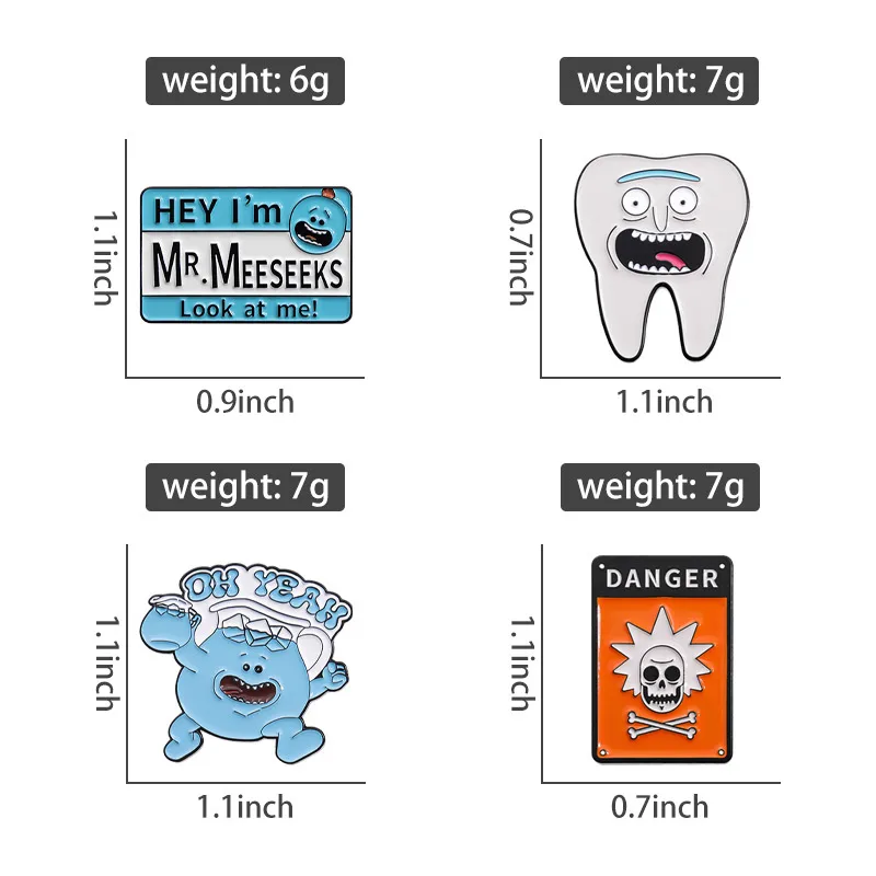 Cartoon Dental Theme Alloy Baked Paint Women's Cowboy Clothing Shoe Cap Bag Chest Pin Badge Healthcare Series Fashion Collar Pin display picture 11