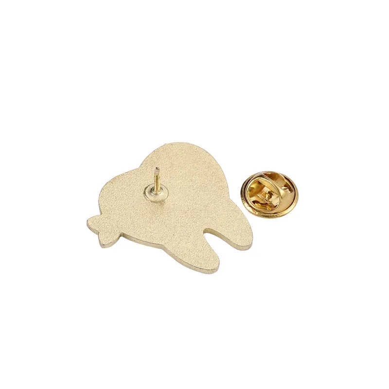 Cartoon Dental Theme Alloy Baked Paint Women's Cowboy Clothing Shoe Cap Bag Chest Pin Badge Healthcare Series Fashion Collar Pin display picture 19