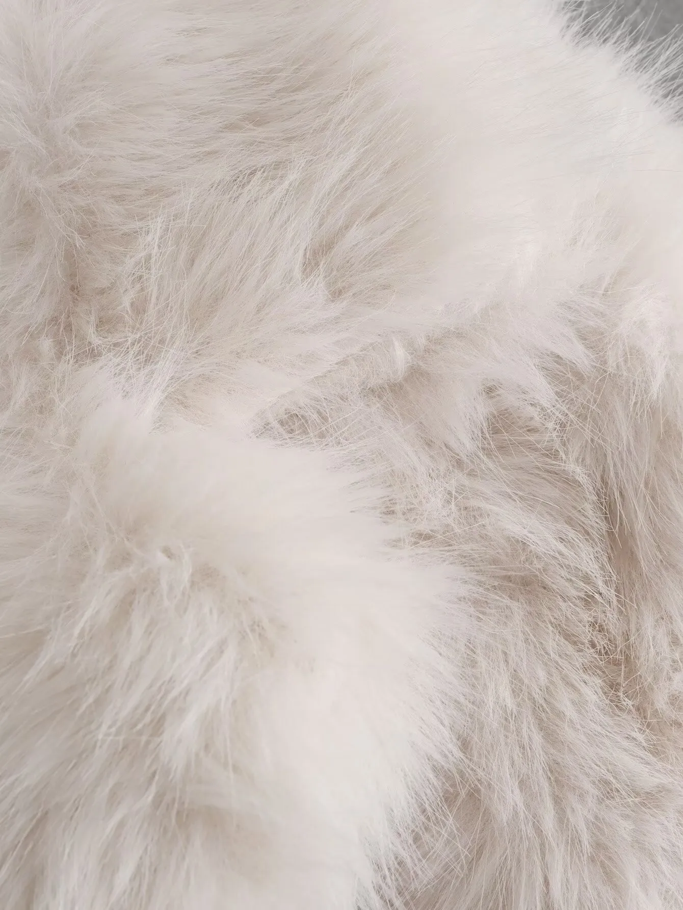 Casual Fashionable Artificial Fur Effect Women's Coat Elegant Zipper Closure Polyester Short Outerwear For Ladies display picture 7