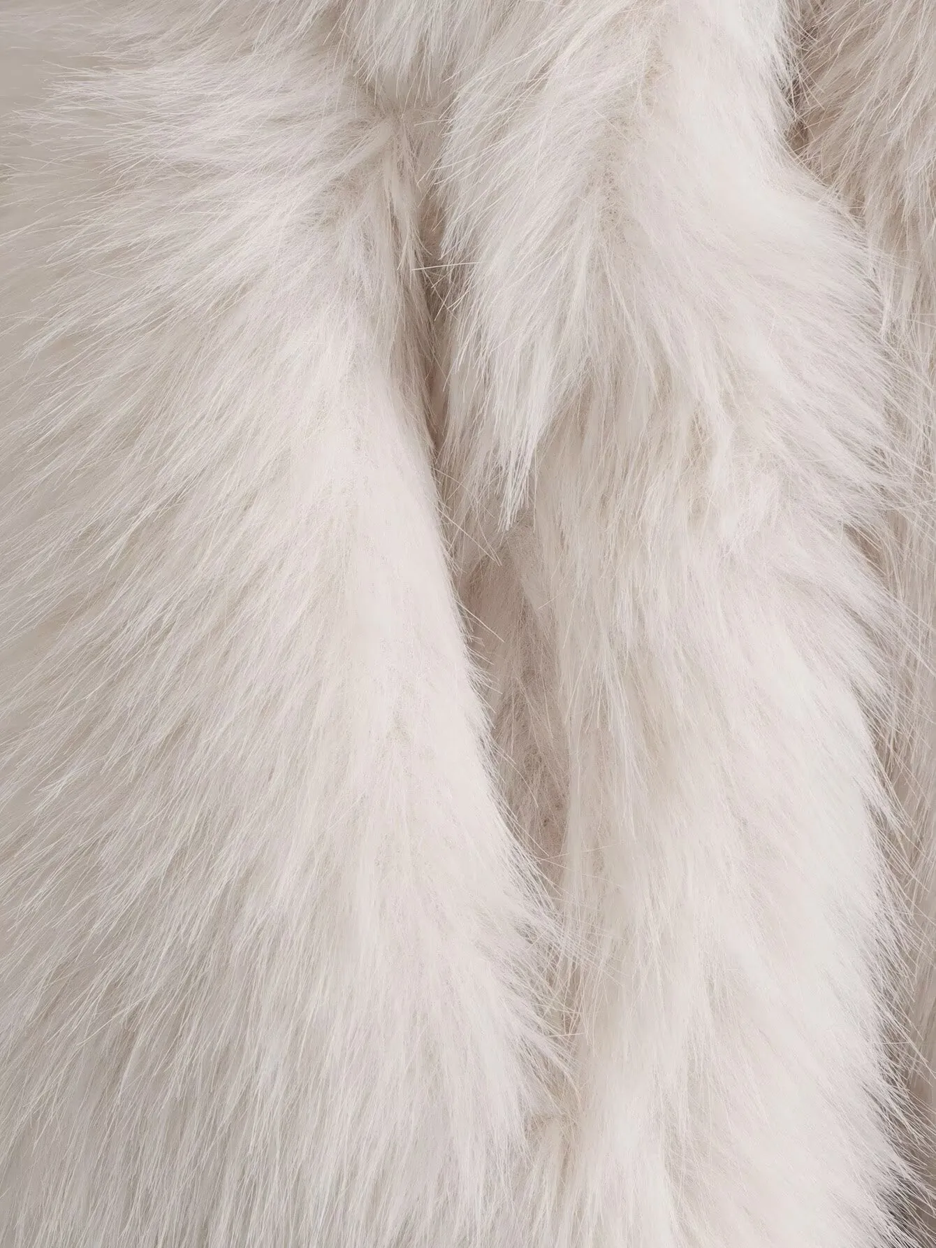 Casual Fashionable Artificial Fur Effect Women's Coat Elegant Zipper Closure Polyester Short Outerwear For Ladies display picture 12