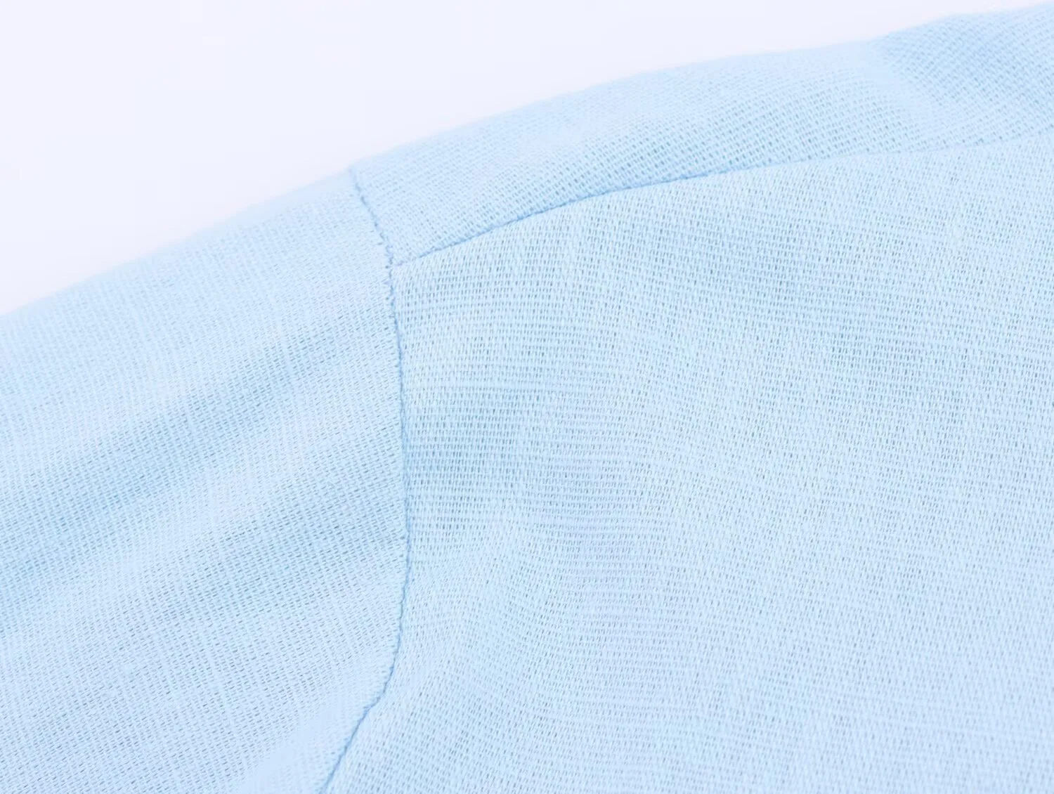Elegant Pure Color Button Decorated Patchwork Linen Shirt  Women's Fashion Trendy Long Sleeve Shirt display picture 8