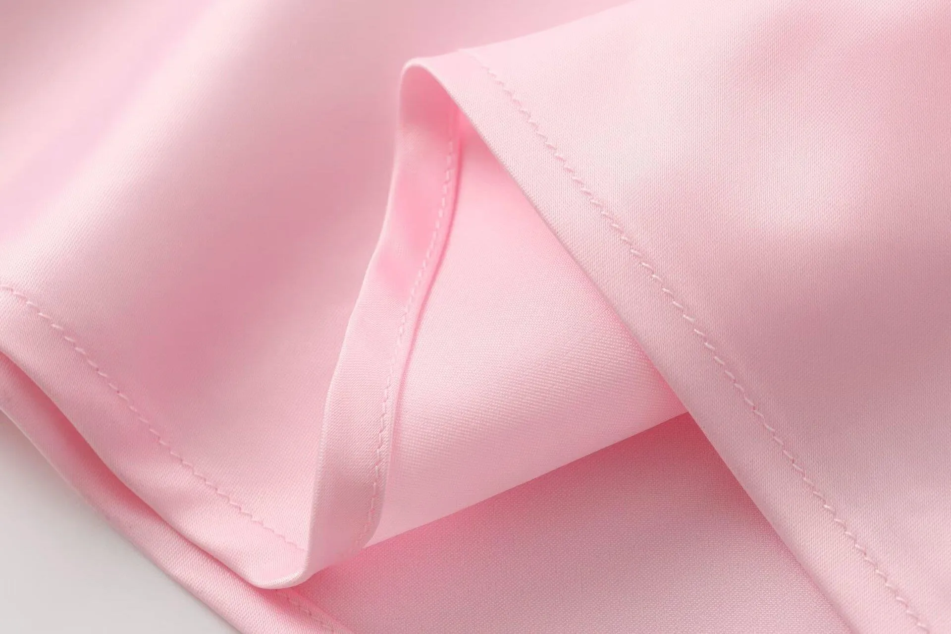 Elegant European Women's Fashion Neckline Backless Split Long Dress V-neck Sleeveless Ankle-length Pure Color Polyester Dress display picture 17