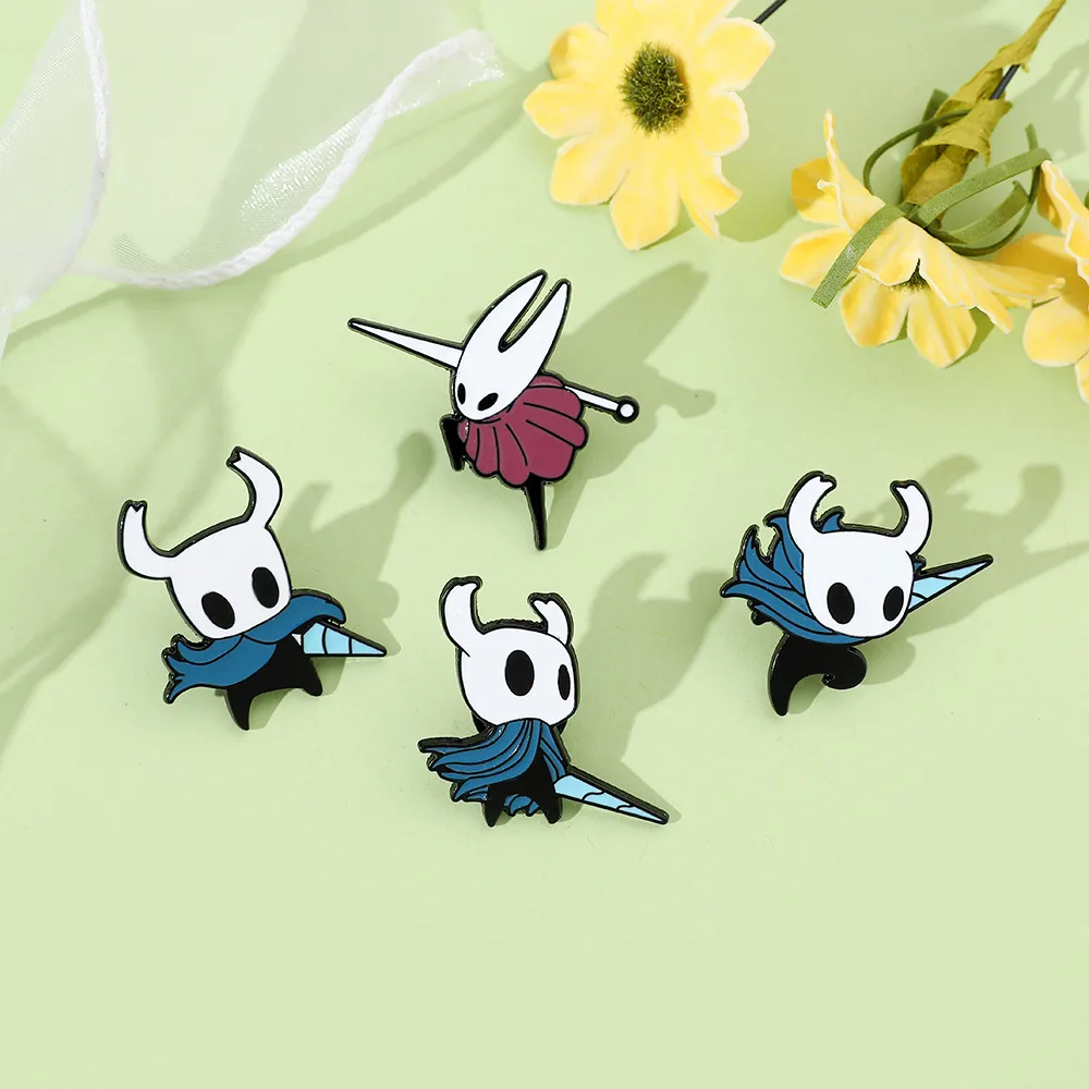 Cartoon Game Character Metal Badge Hollow Knight Chest Pin Bag Accessory Alloy Material Unisex Two-Dimensional Style display picture 12