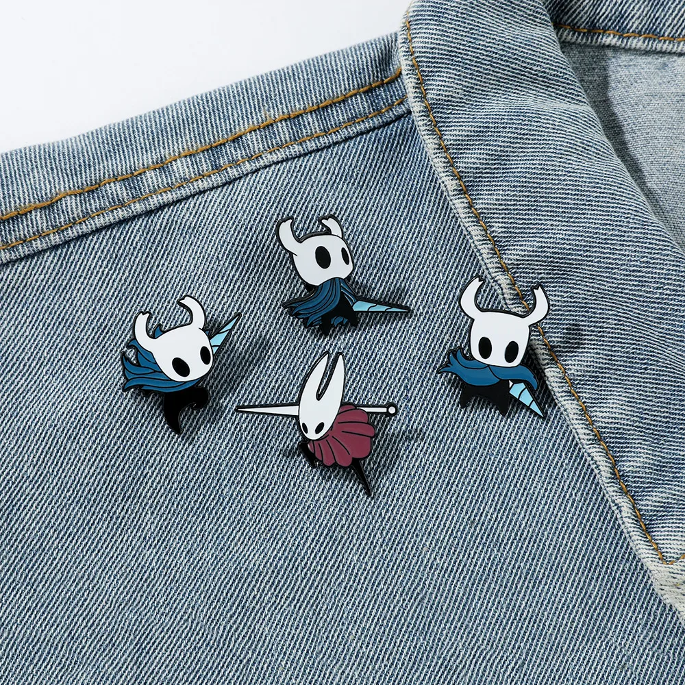 Cartoon Game Character Metal Badge Hollow Knight Chest Pin Bag Accessory Alloy Material Unisex Two-Dimensional Style display picture 21