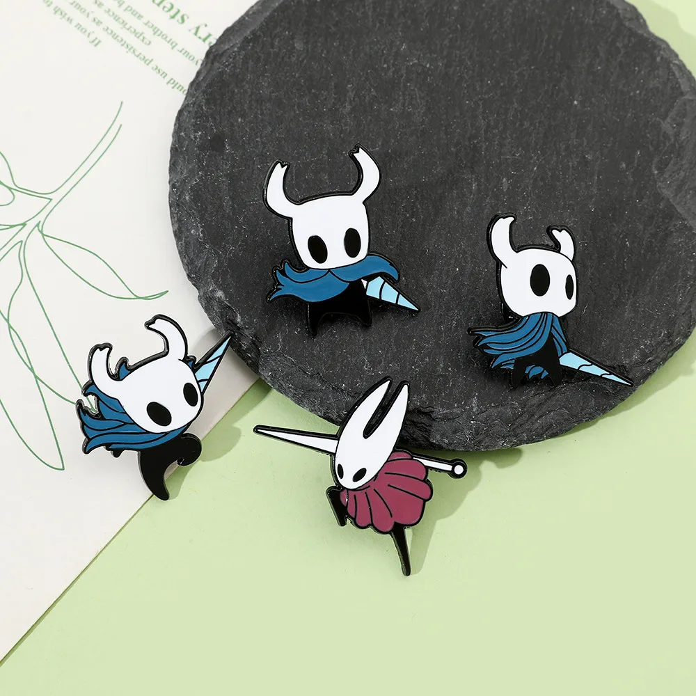 Cartoon Game Character Metal Badge Hollow Knight Chest Pin Bag Accessory Alloy Material Unisex Two-Dimensional Style display picture 14