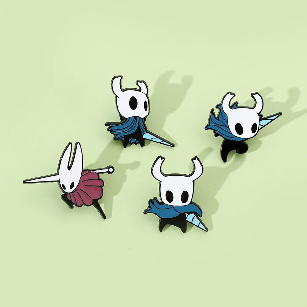 Cartoon Game Character Metal Badge Hollow Knight Chest Pin Bag Accessory Alloy Material Unisex Two-Dimensional Style display picture 15