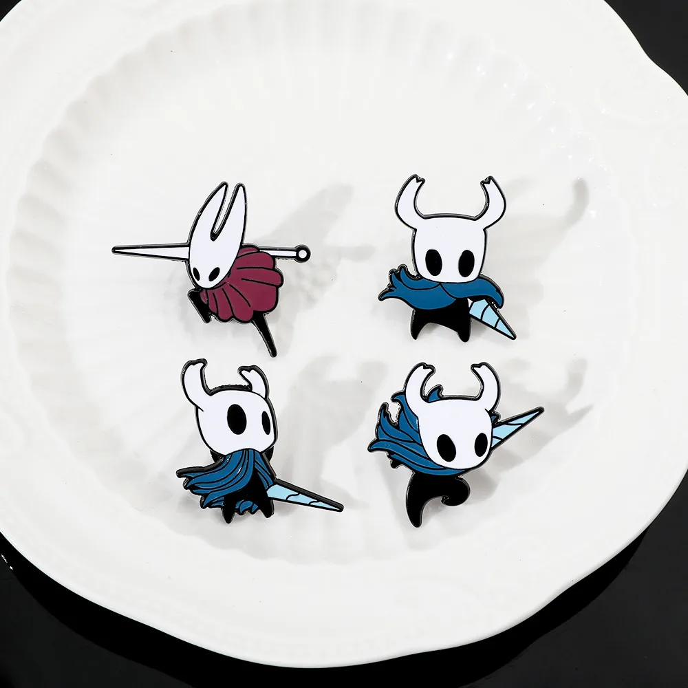 Cartoon Game Character Metal Badge Hollow Knight Chest Pin Bag Accessory Alloy Material Unisex Two-Dimensional Style display picture 19