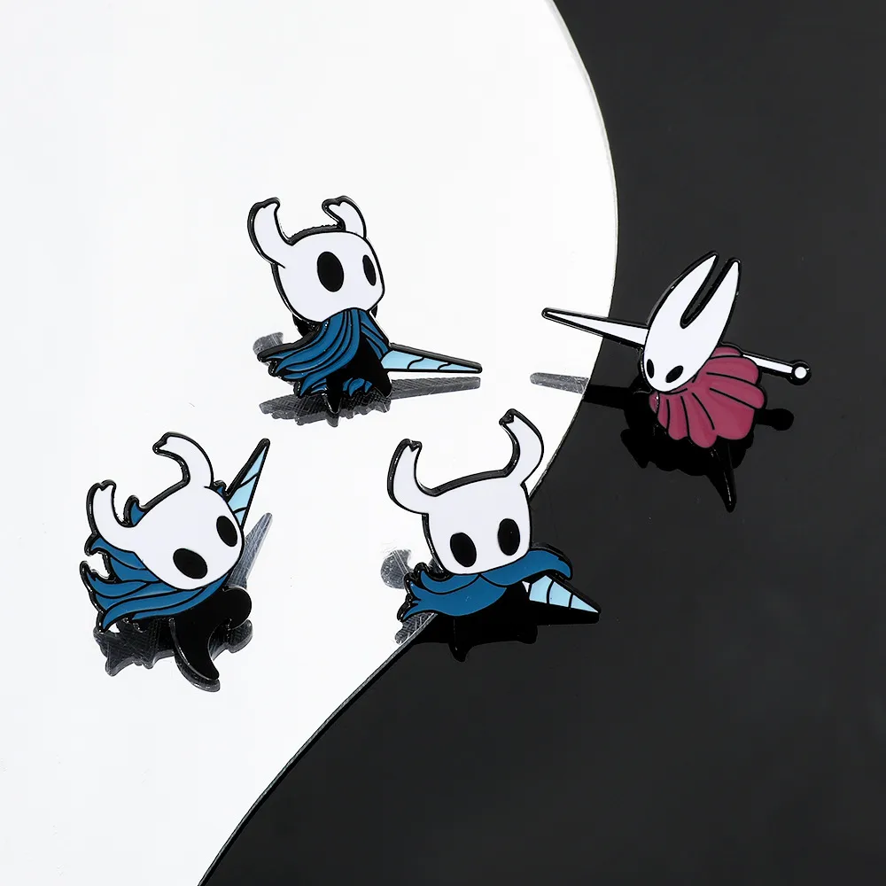 Cartoon Game Character Metal Badge Hollow Knight Chest Pin Bag Accessory Alloy Material Unisex Two-Dimensional Style display picture 20